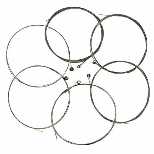 Includes 3 full sets of electric guitar strings, 1 guitar capo, 1 3-in-1 guitar stringing tool, and 10 guitar picks.