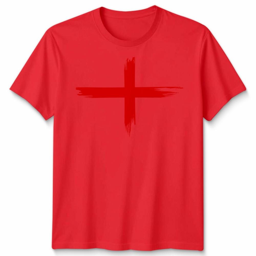 England St George Faded Flag Unisex Tshirt Top