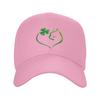Shamrock Cat Heart St Patricks Day Cat Lovers Cat Mom Baseball Cap Summer  Trucker Hat Sunscreen Snapback Cap Women Baseball Cap
