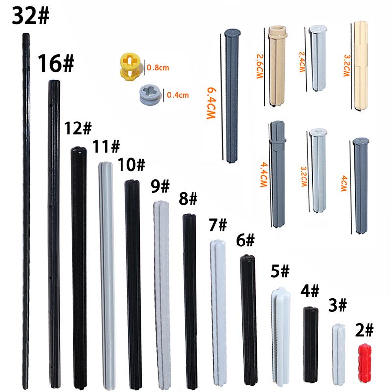 Technical MOC Parts Axle 32062 4519 3705 32073 3706 44294 3707 60485 3737 23948 3708 24316 87083 15462 55013 6587 99008 32209