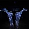 Farfalle Fantasy LED Oggetti di Scena con Ali Fosforescenti per Spettacoli Teatrali