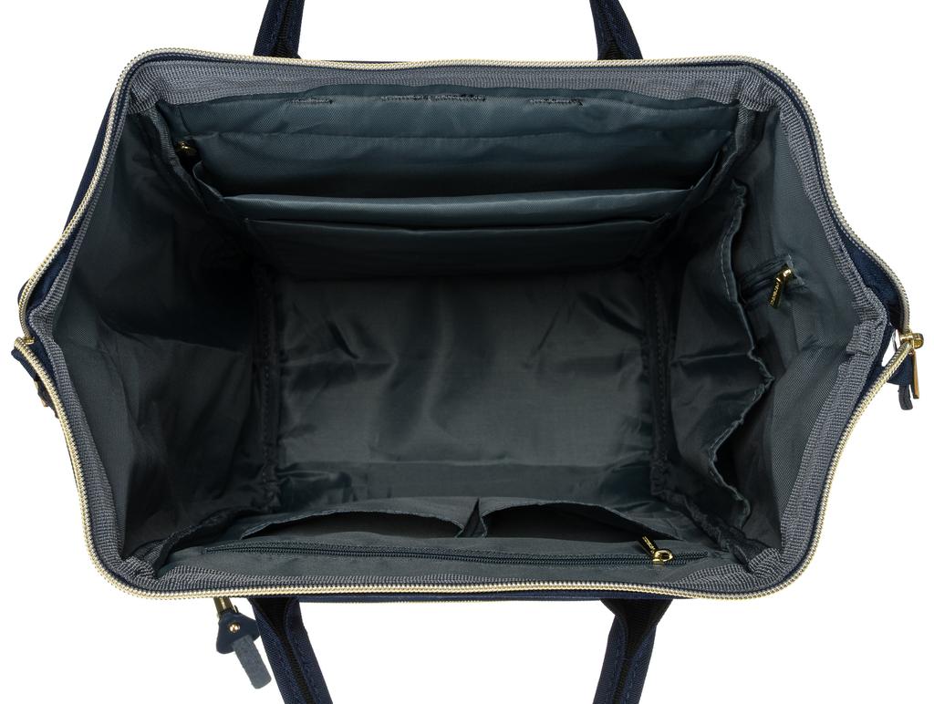 PTN ALFA-6027 Navy+Pink Fabric Backpack