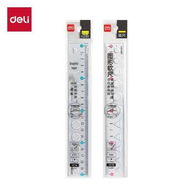 Deli VC15 Graphic Flexible 15cm Ruler