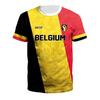 3D Printed Men's T-shirt Football Casual Sportswear World Cup Fan Cheering Short Sleeved O Neck T-shirt