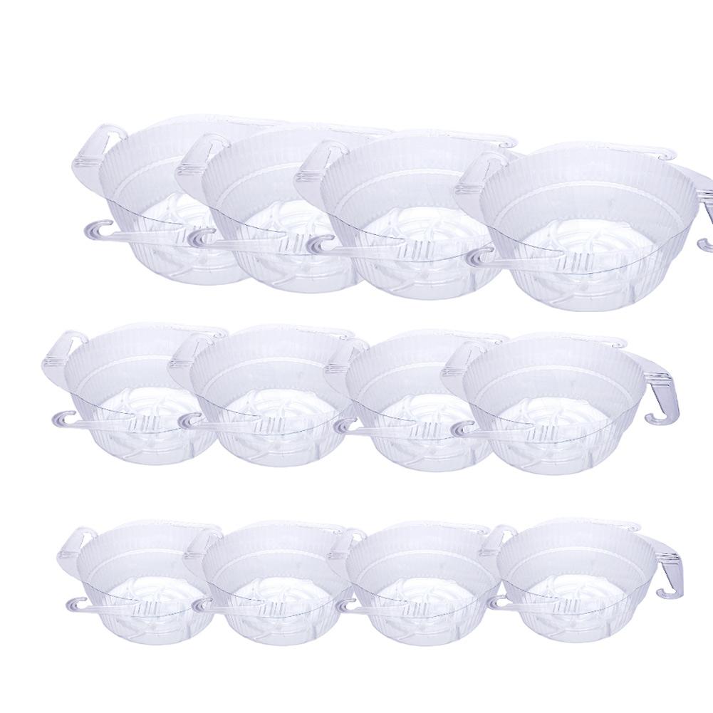 8inch 10inch 12inch Hanging Planters Transparent Plastic Planters Flower Pot Protects Floors Clear Plastic Material China Mainland