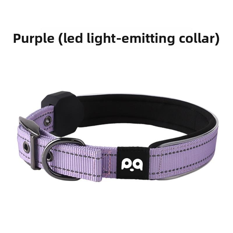Zwierzę LED Światło Luminous Obroża USB Ładowanie Obroża dla Psa Średni Duży Pies Pies LED Luminous Obroża