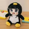 Yousheng Cartoon Penguin Girl Plush Toy, Stuffed Penguin Girl Doll, Animal Costume Girl Plushie Decoration, Collectible Gift for Game Meme Fans