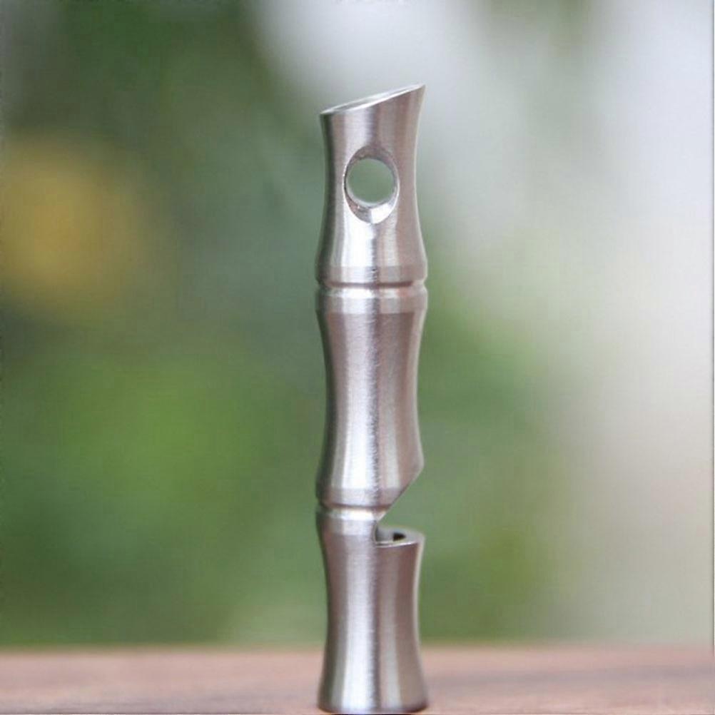 Metal Dog Training Whistle for Silent Training with Chain