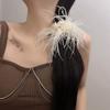 Intestine Hair Ring Feather Hair Rope Satin Hair Ring Korean Style Scrunchies Female Hair Ties
