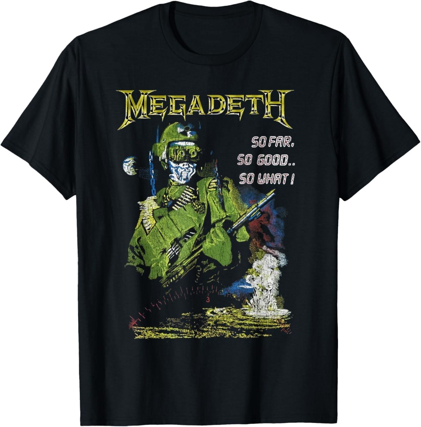 Megadeth So Far So Good So What Explosion T-Shirt XXL