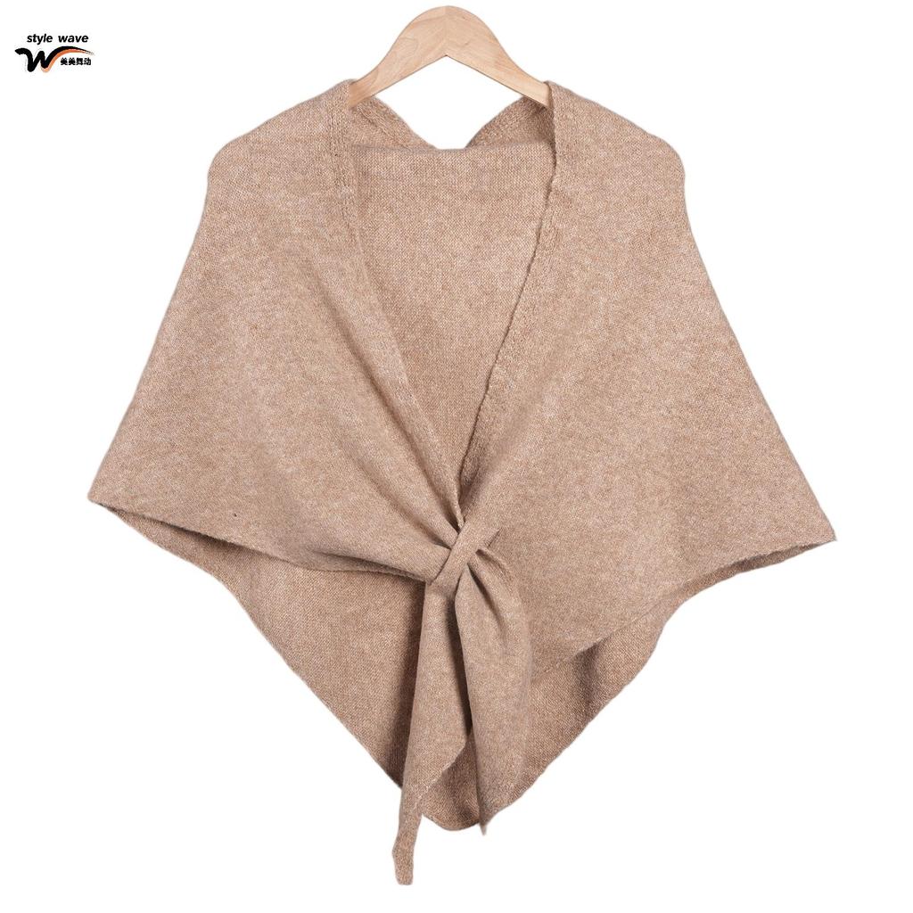 Women S Elegant Triangle Scarf Warm Neck Wrap For Autumn Winter Versatile