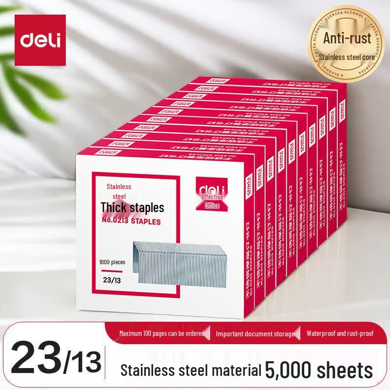 Deli 23/13 Heavy Duty Stainless Steel Staples