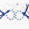 2Pcs Curtain Tiebacks with Pearls, Handmade Decorative Curtain Holdbacks Rope, Outdoor Farmhouse Tie Backs for Curtains, Curtain Holders for Drapes