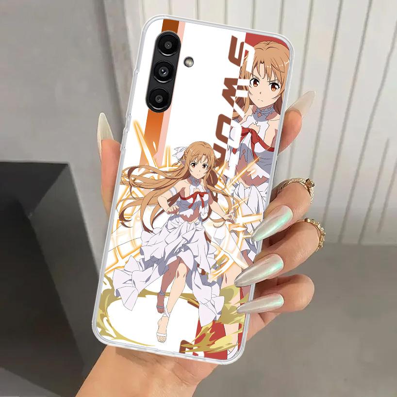 Anime Sword Art Online SAO Phone Case for Samsung Galaxy A17 A16 A37 A26 A36 A57 A56 A15 A25 A35 A55 A14 A24 A34 A54 A13 A23 A33