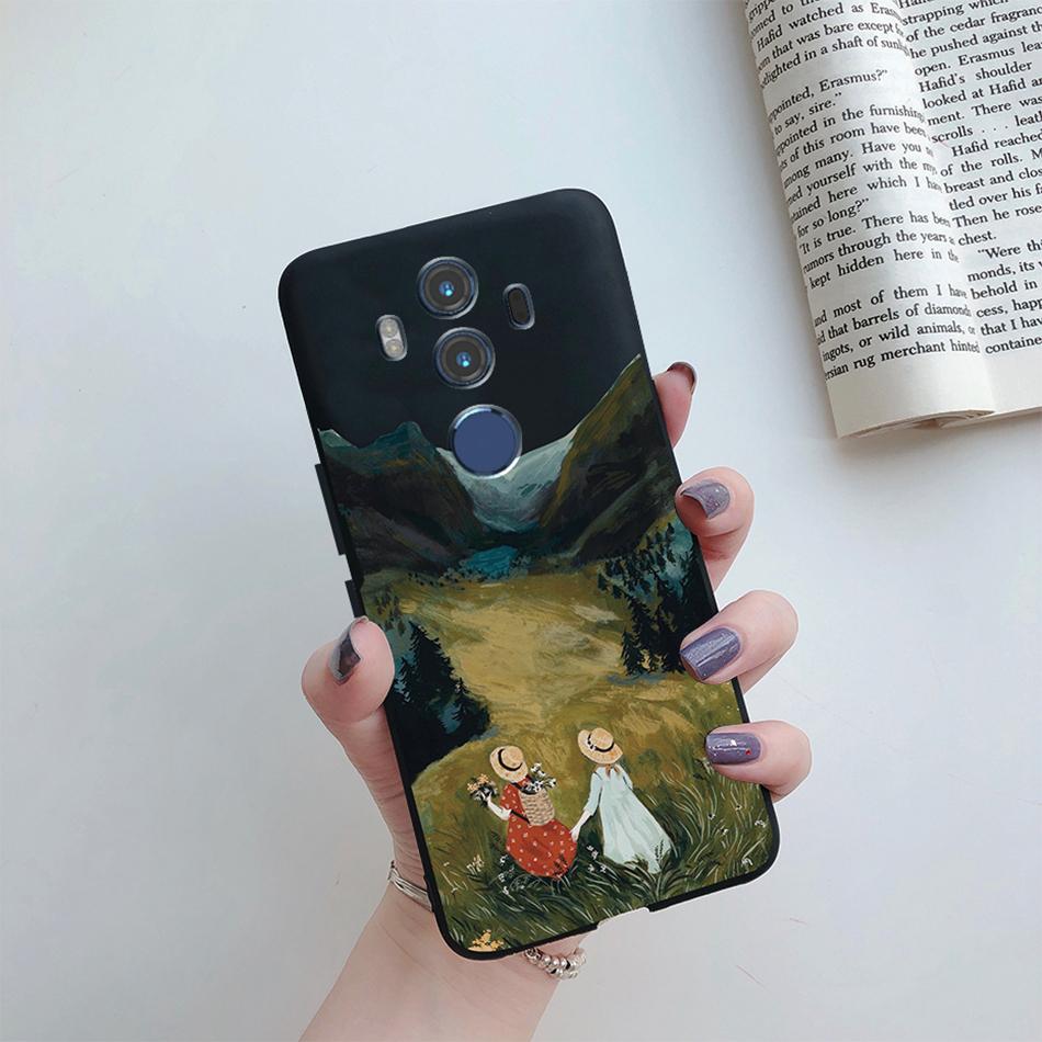 For Huawei Mate 10 Pro Case BLA-L29 BLA-L09 ALP-L29 ALP-L09 Dragon TPU Back Cover For Huawei Mate 10 10Pro Mate10 Pro Soft Funda
