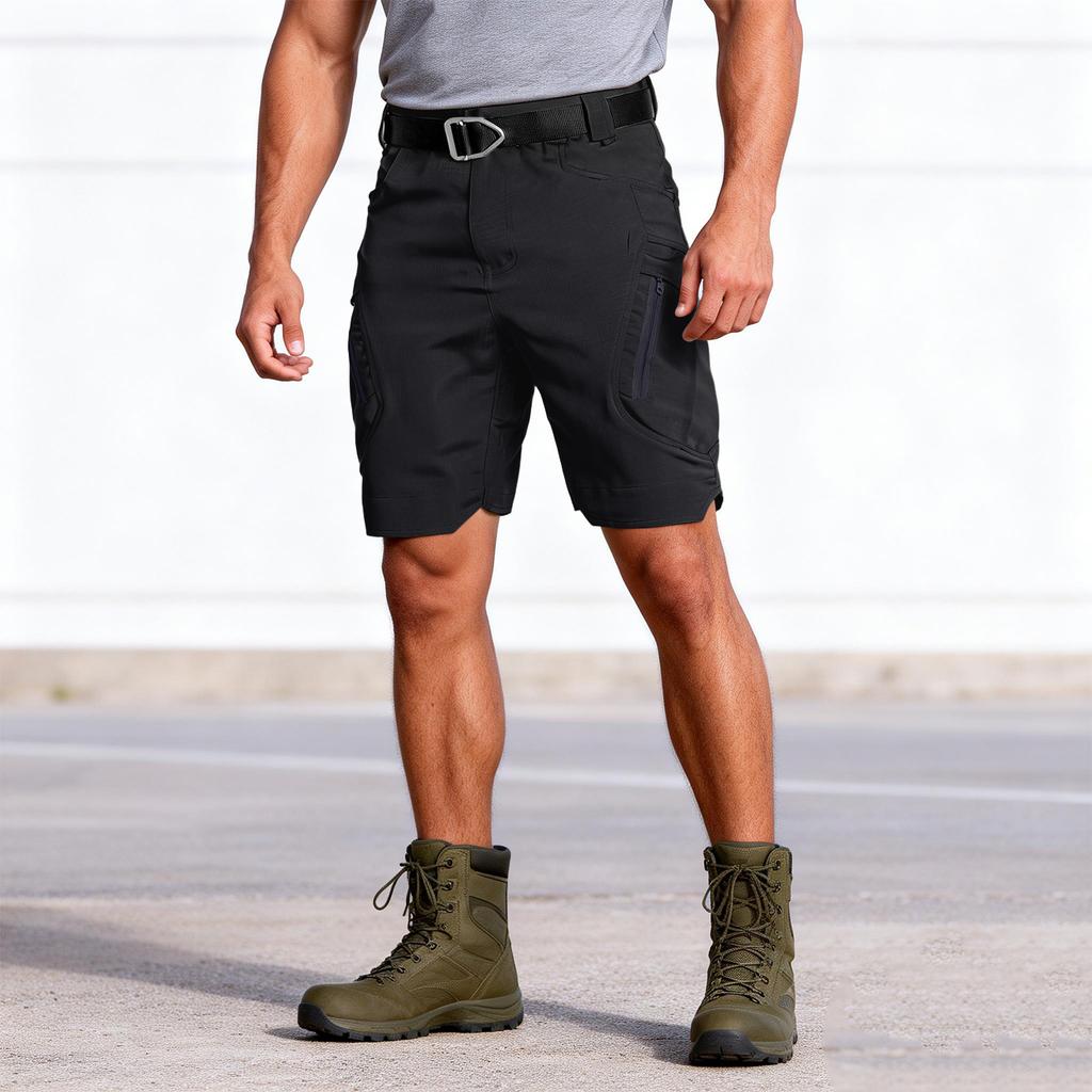 Men's Casual Workwear Multi-Pocket Shorts