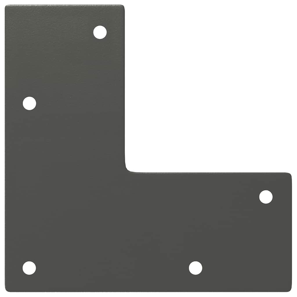 Vidaxl Nogi Do Stołu Hairpin, 4 Szt., Antracyt, 72 Cm, Lita Stal