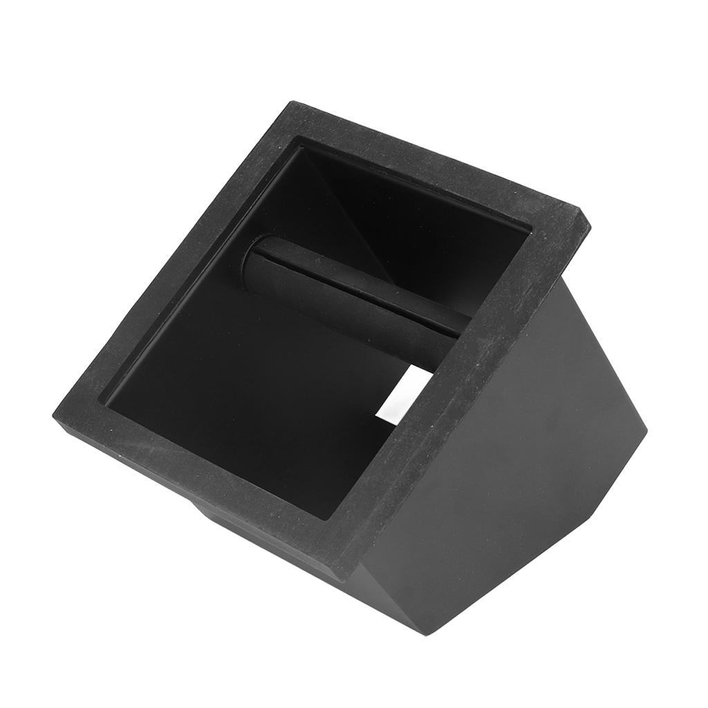 Kávový knock box nádoba na likvidáciu kávovej usadeniny bezodný vstavaný šikmý otvor nehrdzavejúca oceľ
