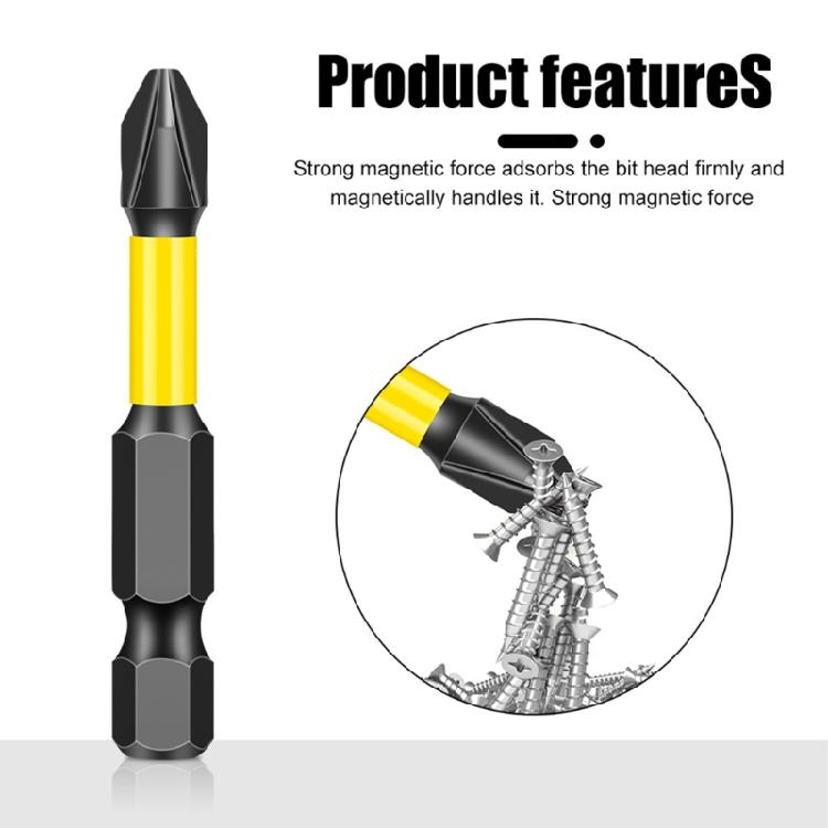 10Pcs Crossing Head Screwdriver Bit Set for Electrician 1/4inch Hexagonal Shank Magnetic Crossing Screw Driver Attachment