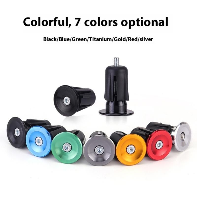 Aluminum Alloys Bicycles Grip End Caps Road Bike Handlebar End Plugs Replacement Bike Grip Handlebar End Caps Enduring