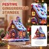 Ornamenti di Natale e Acrilico Piatto, Decorazione per Scena da Tavolo Festiva, 20 cm
