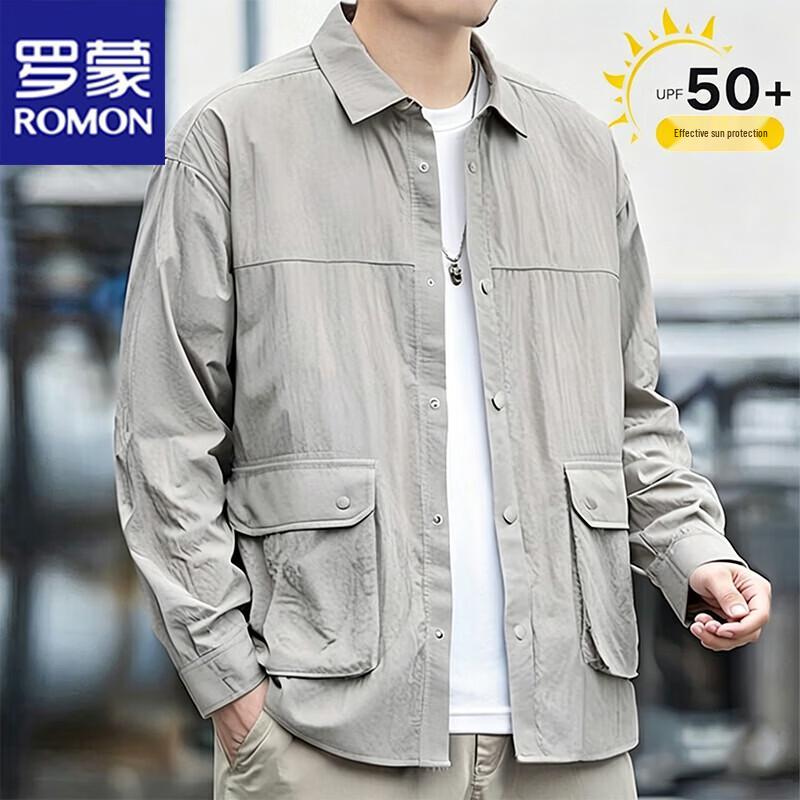 ROMON Men s Lightweight Sun Protection Fishing Shirt M