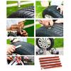 5Pcs Car Motorcycle Tyre Tubeless Seal Strip Plug Tire Puncture Repair Tool Kit