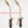 Single Double Switch Lpg Liquefied Gas Torch Portable Flamethrower Spitfire For Outdoor Camping Hiking Bbq Ignition Use