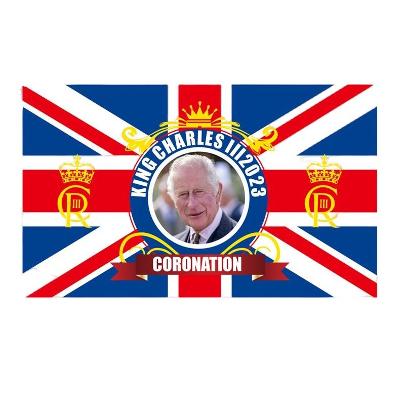 Wufudtp Charles Iii Flag Background Cloth 90x150cm Outdoor Union Jack Flag