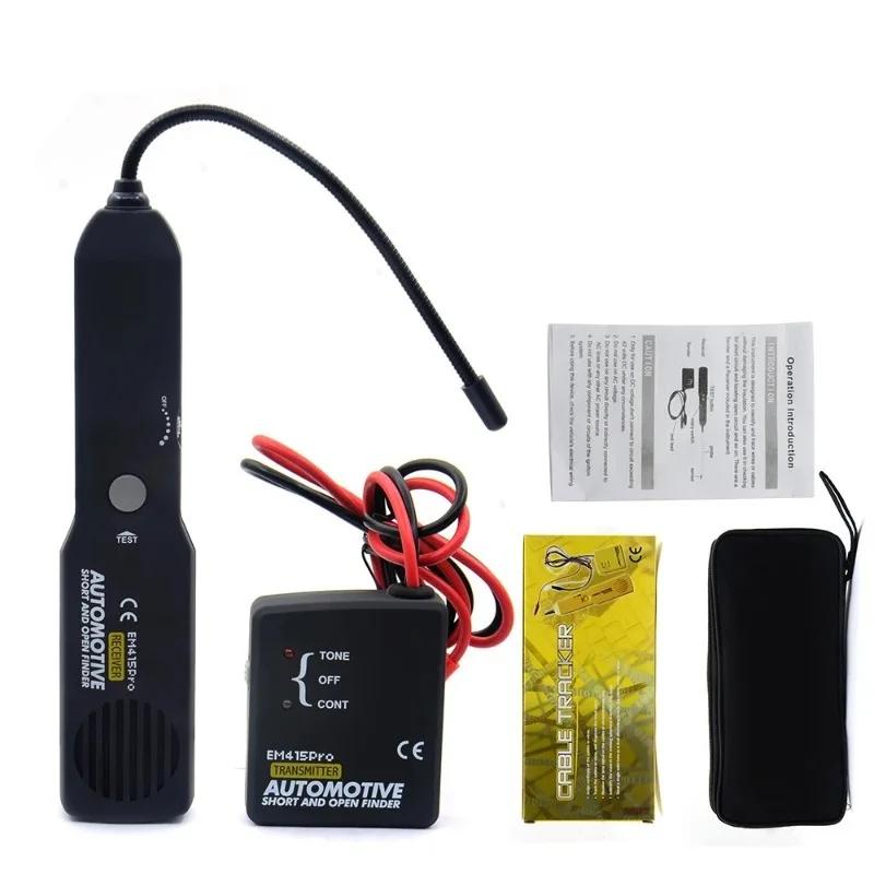 Accurate Auto Circuit Finder EM415PRO Locate Short Open Break Leak Faults and Track Automotive Wiring Harness Cables In Vehicles