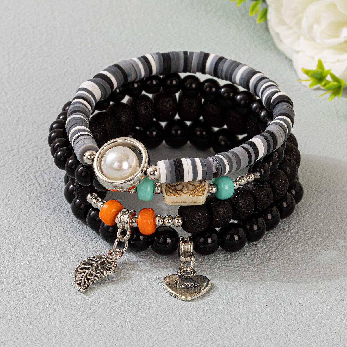 

JYL TS Bracelet Anchor Elephant Butterfly Brings Stability & Transformation Black средний синий