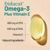 Omega-3 1000 Mg Per Serving From Fish Oil, Dietary Supplement, 120 Capsules Per Bottle