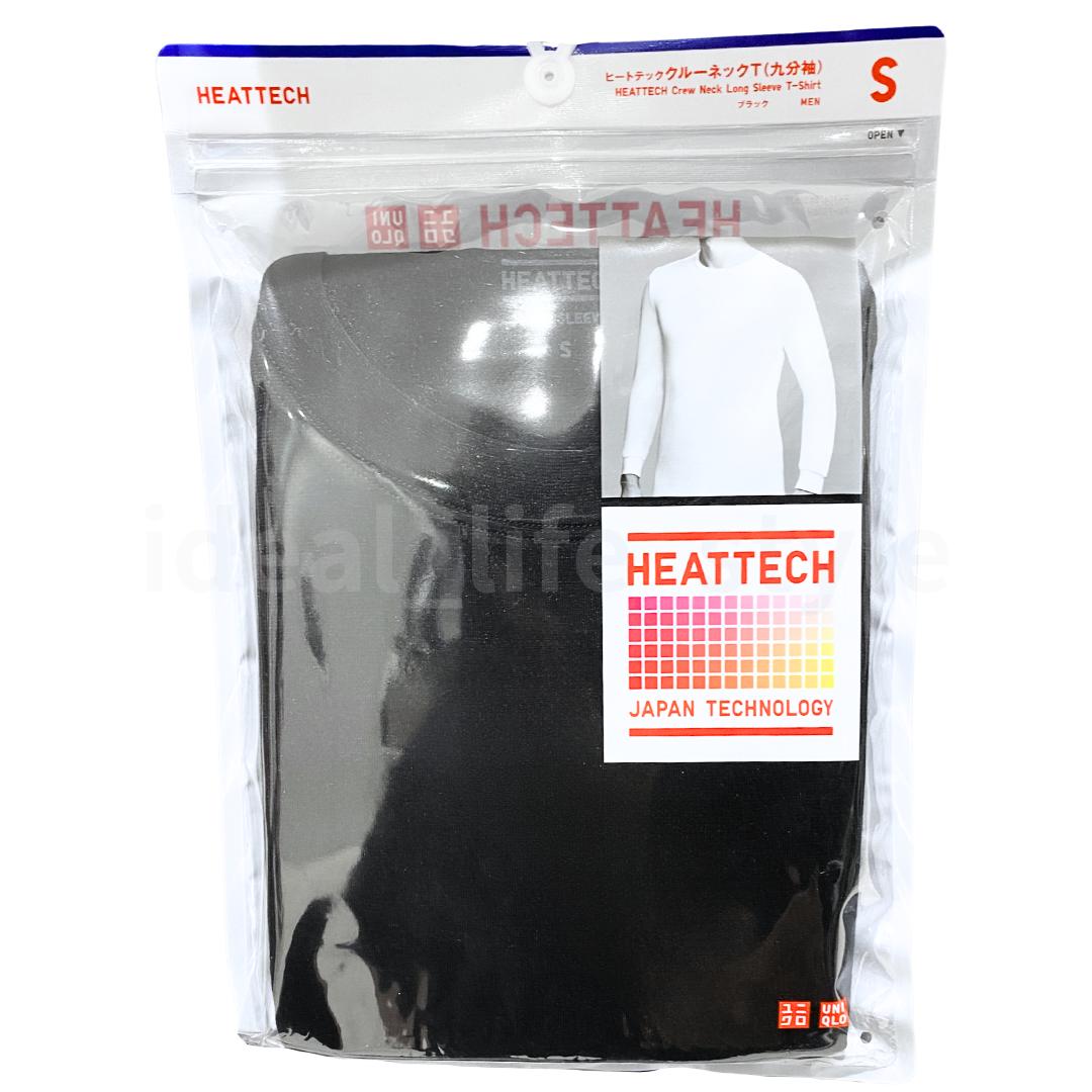 

Чоловіча футболка UNIQLO HEATTECH S-4XL З круглим вирізом З довгим рукавом Без бірки 472909 Нова з бірками 3XL чорний