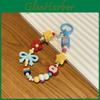 Cute Pvc Phone Chain With Beaded Keychain For Girls And Women