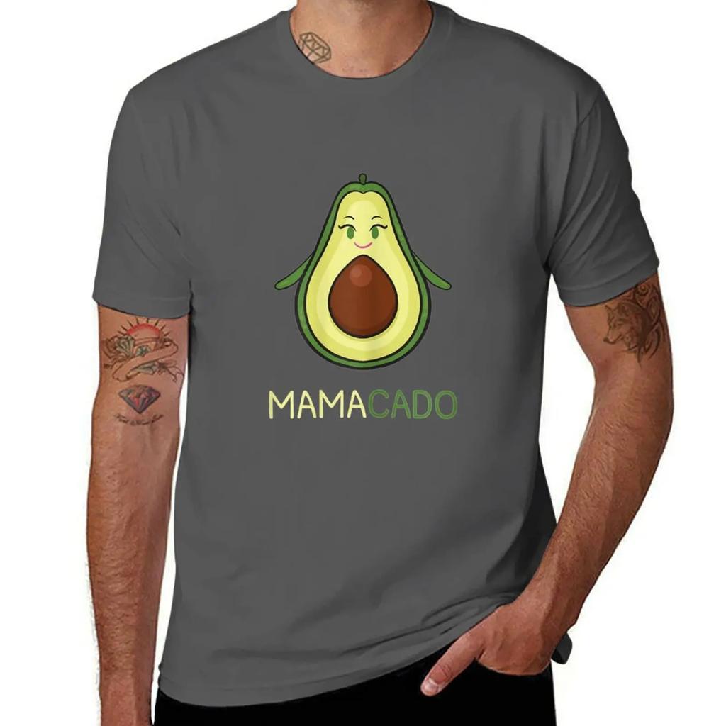 Mamacado Mothers Day Cute Avocado Lover For Mom T-Shirt custom shirt cheap stuff anime clothes plain black t shirts men