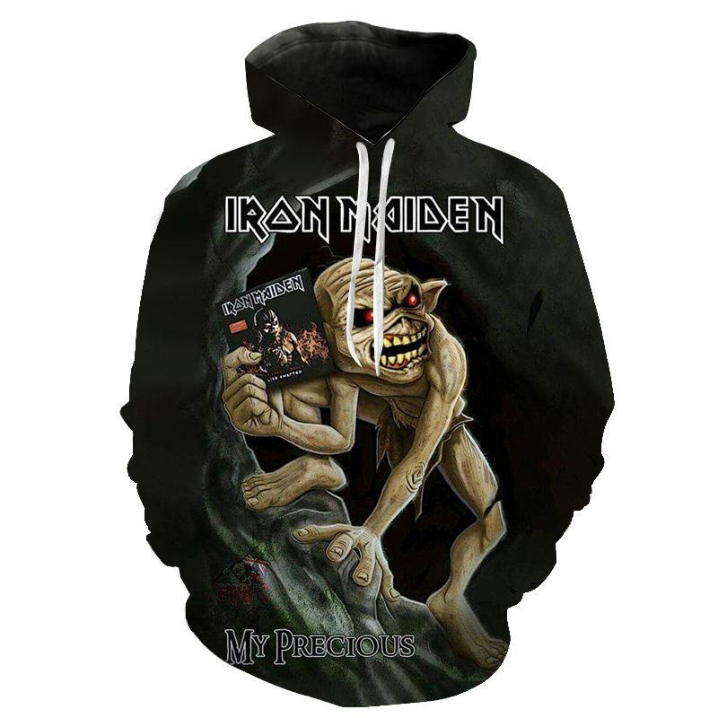 Neuer Klassischer Gothic Vintage Horror Totenkopf 3D Druck Hoodie Neue Mode Herren Sweatshirt Oberteile Hip-Hop Harajuku Herren Herbst Pullover