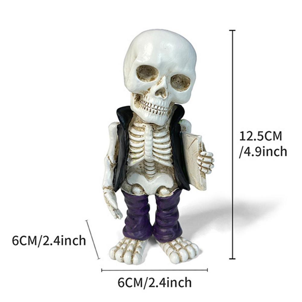 

Миниатюрные фигурки скелетов, вырезанные вручную куклы-скелеты в толстовках, фигурки ужасов, череп для дома, стола, шкафа