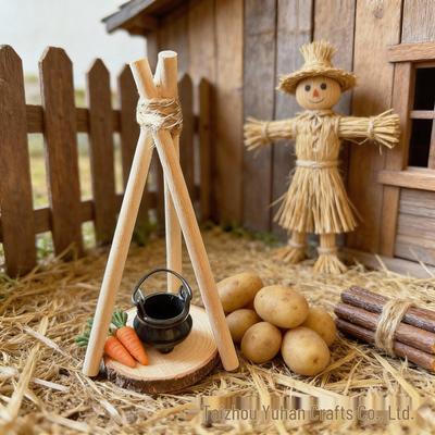 Dollhouse Mini Hanging Stove Model: DIY Outdoor Scene Ornament