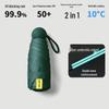 New 16-Rib Windproof UV Protection Folding Umbrella - Large Dual-Use for Sun & Rain