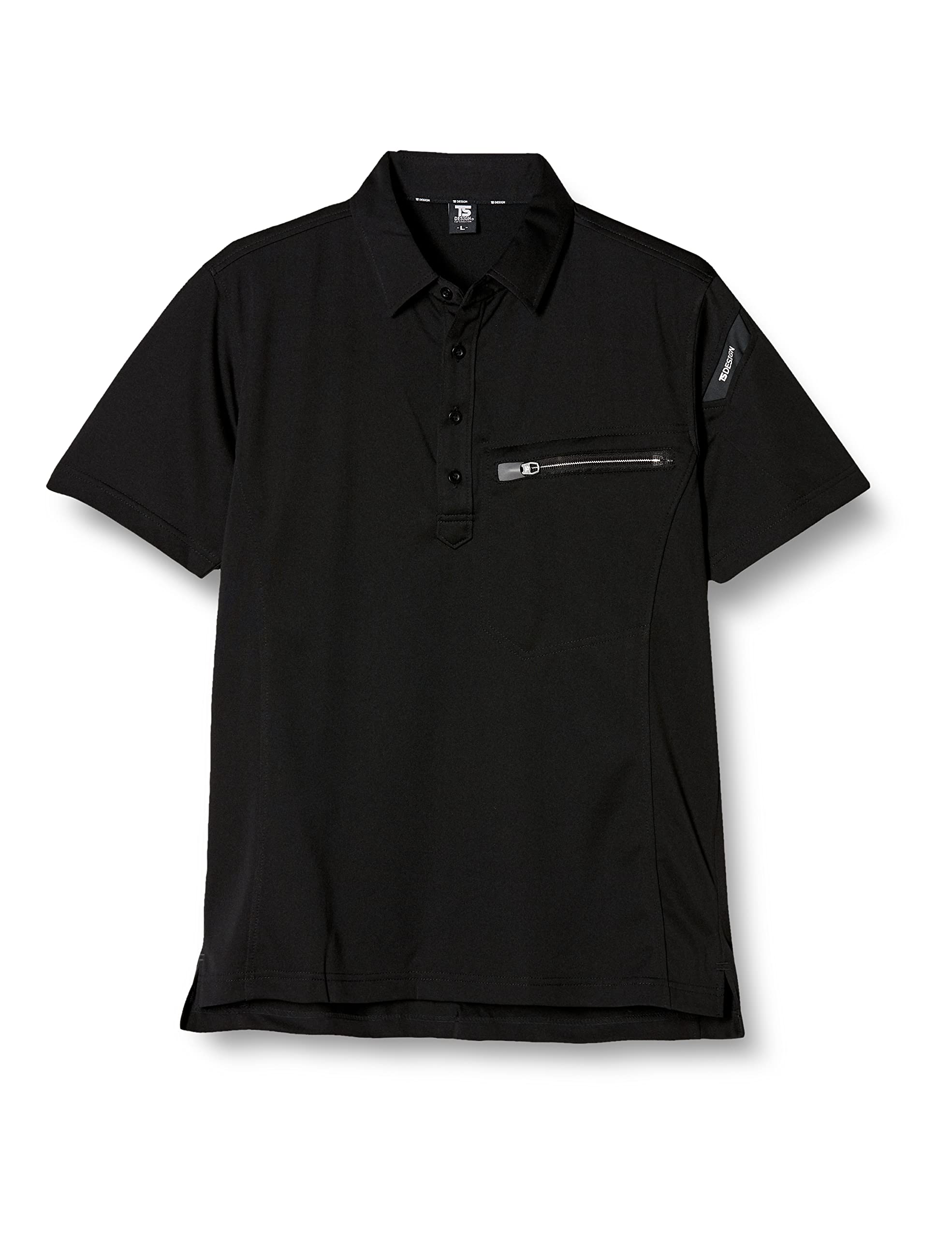 

TS DESIGN ES Work Knit Short Polo Shirt Black 81355 Black 95 L чёрный