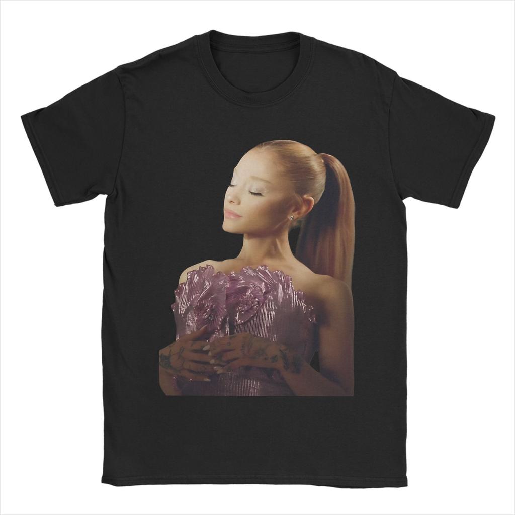Zangeres Ariana Grande Tour Album 2026 T-shirt Zomer Katoenen T-shirts Voor Unisex Nieuwigheid Custom Logo T-shirt Korte Mouw Top T-shirts