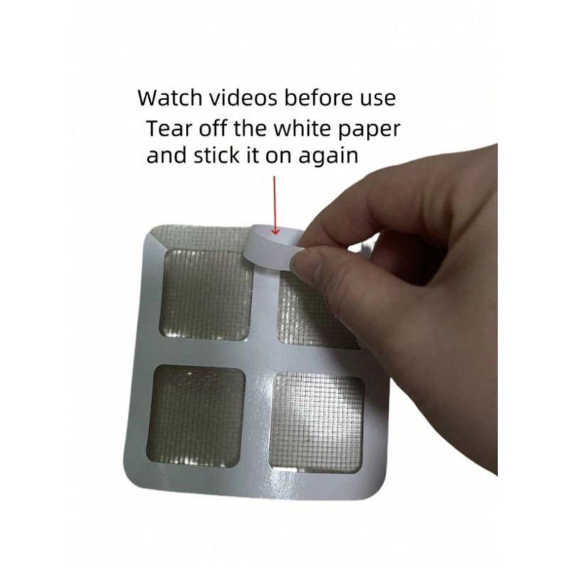 Disposable Bathroom Sink Hair Catcher, Self-Adhesive Drain Cover, Reusable Shower And Bathtub Hair Catcher, Easy To Install Drain Filter Stickers