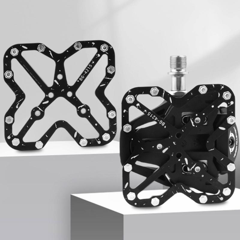 2er-Pack Leichtgewicht Antirutsch Fahrrad Cleats Bequeme Fahrradpedalplatten zur Verbesserung von Stabilität und Sicherheit