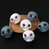 Popping Eye Skull Squeeze Toy Worm Inside Anxiety Stress Relief Skull Pinch Sensory Toy Teens Adults Soft TPR Calming Skull Fidget Toy