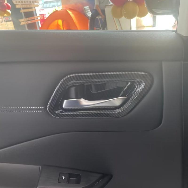 Car Inner Door Bowl Handle Cover Frame Amrest Handrail Sticker Auto Interior Accessories For Nissan Qashqai J12   2024