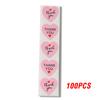 Pink Thank You Stickers Seal Labels For Scrapbooking Paper Stickers1 Inch 100-500pcs Wedding Party Cute Stationery Stickers