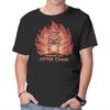 Unisex Crew Neck T-Shirt Otter Chaos Graphic Short Sleeve Casual Tee