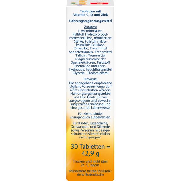 Doppelherz Vitamin C 1000 + D3 + Zinc 30 capsules 42.9g