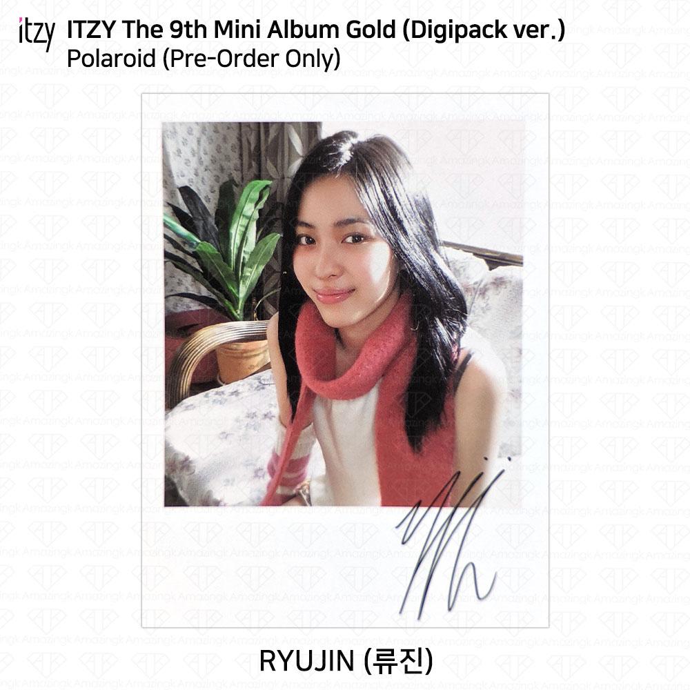 ITZY 9-й мини-альбом GOLD Digipack ver Фотокарта Polaroid Билет Плакат KPOP