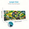 Neymar Jr Art Color Mouse Pad Large Gaming Table Cushion Non-slip Laptop Tablet Big Mousepad XXL Mat Mini PC Playmat With Lock edge